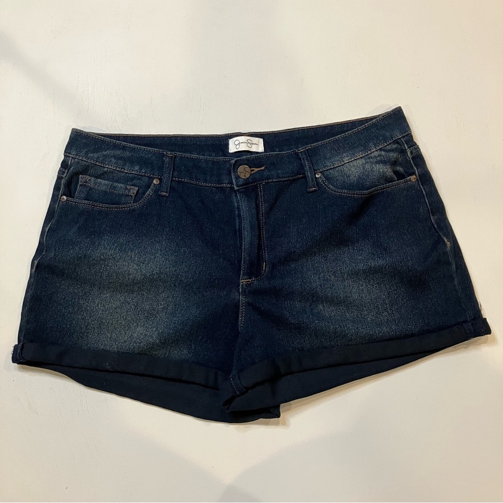 Jessica Simpson | Stretch Denim Cuffed Shorts